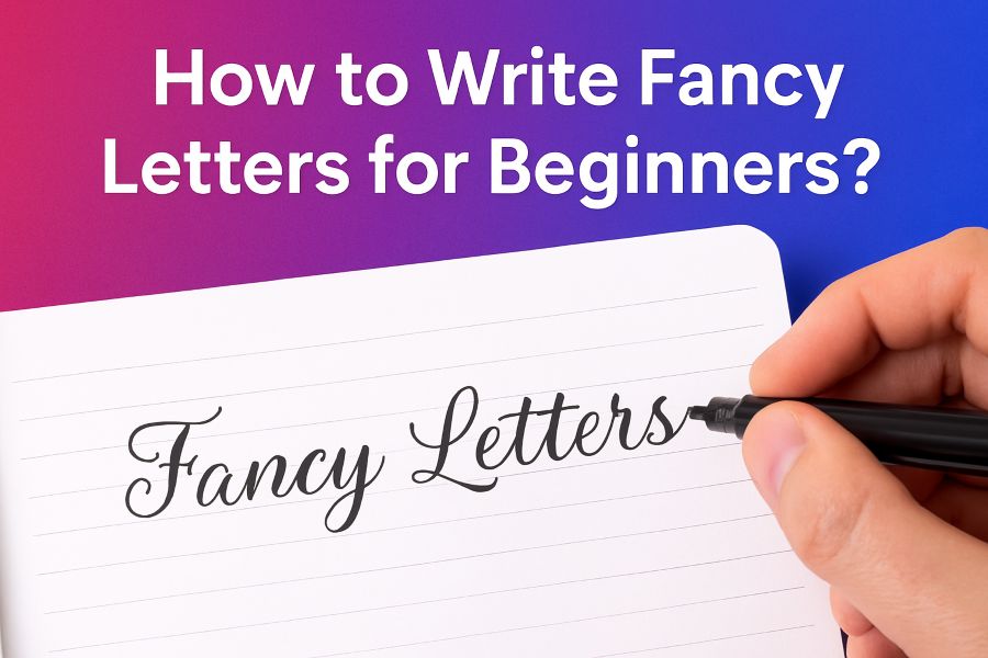 How to Write Fancy Letters for Beginners?
