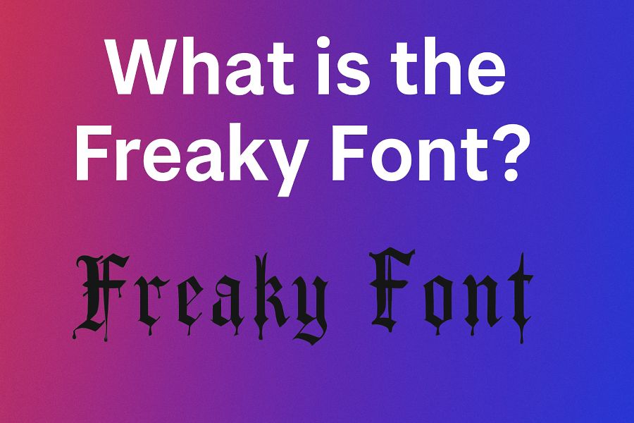 What Is the Freaky Font?